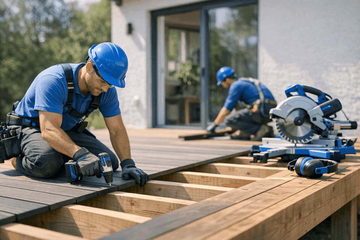Decking service by Roofer Houston Tex