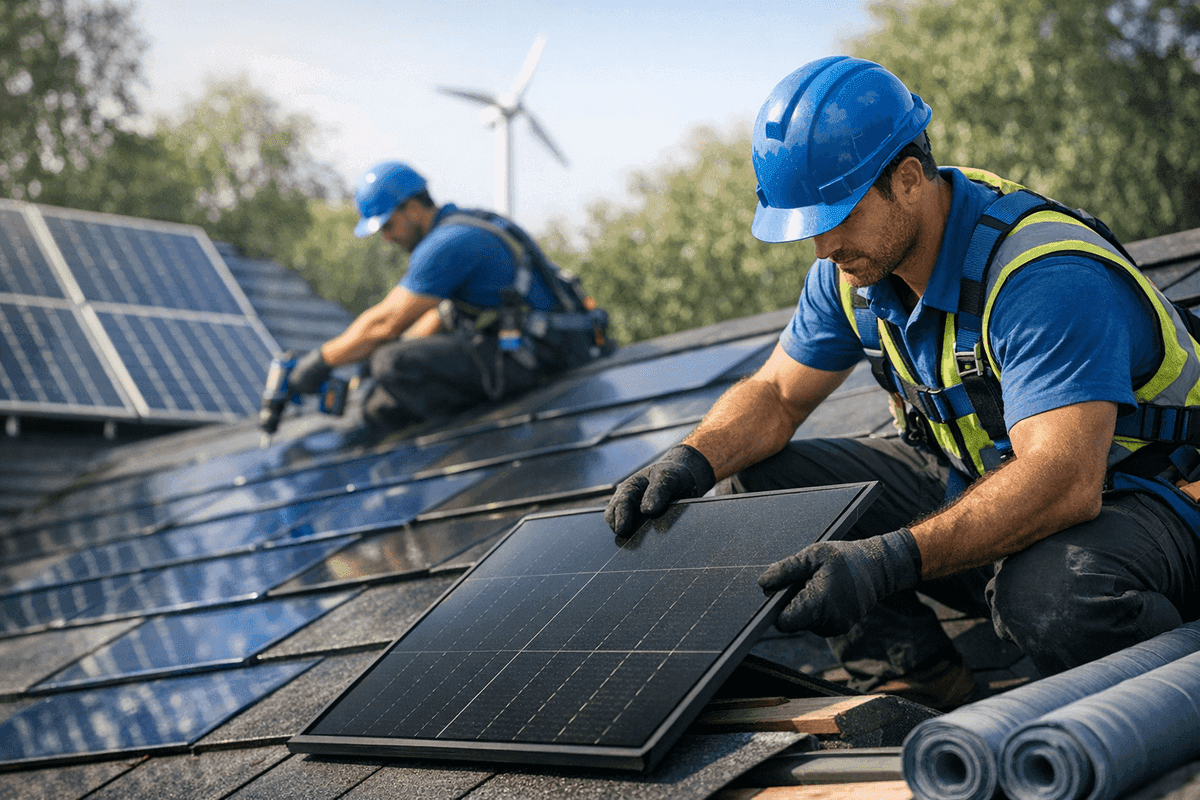 Eco-Friendly Options service by Roofer Houston Tex