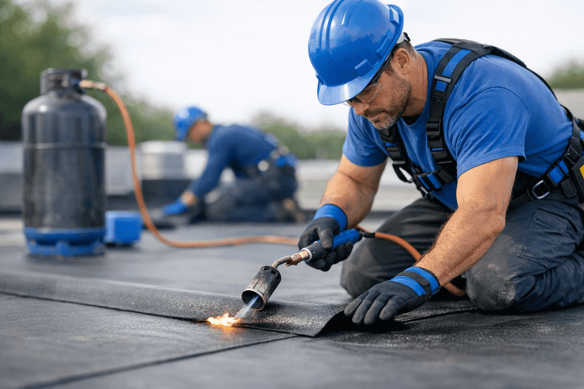 EPDM Roofing service by Roofer Houston Tex
