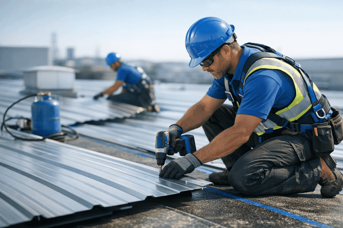 Industrial Roofing service by Roofer Houston Tex