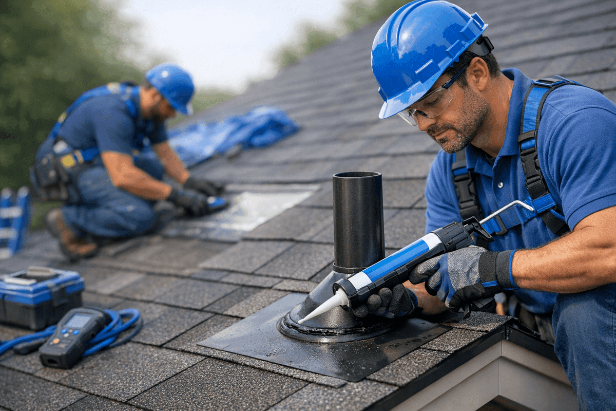 Leak Repair service by Roofer Houston Tex