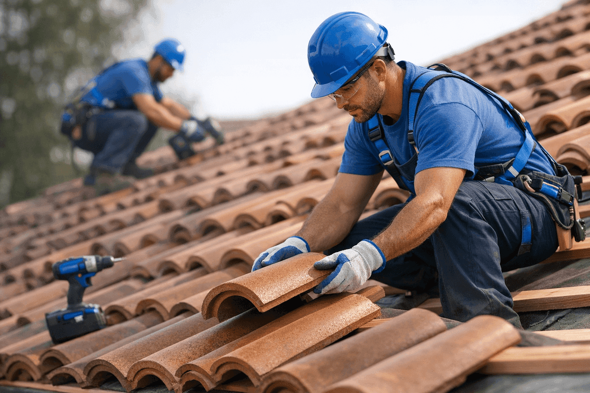 Tile Roofing service by Roofer Houston Tex